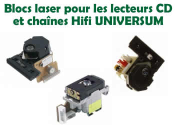 bloc optique laser pour les lecteurs cd UNIVERSUM