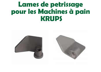 lames de petrissage pour les machines  pain KRUPS