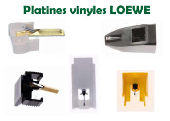 Diamants et composants pour les platines vinyles Loewe