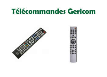 tlcommandes pour les appareils gericom